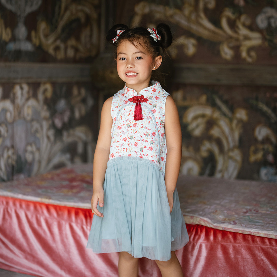 Cherry Blossom Qipao Dress