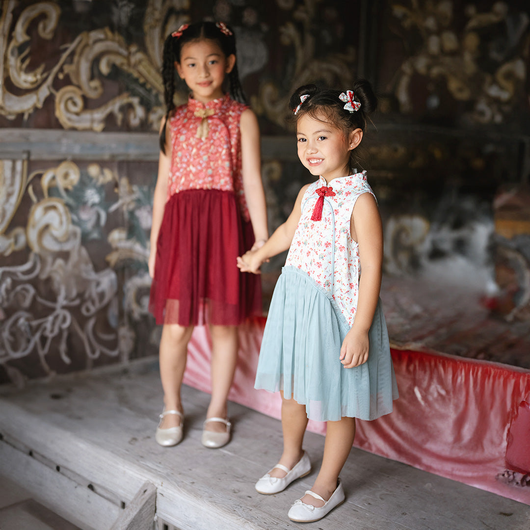 Cherry Blossom Qipao Dress