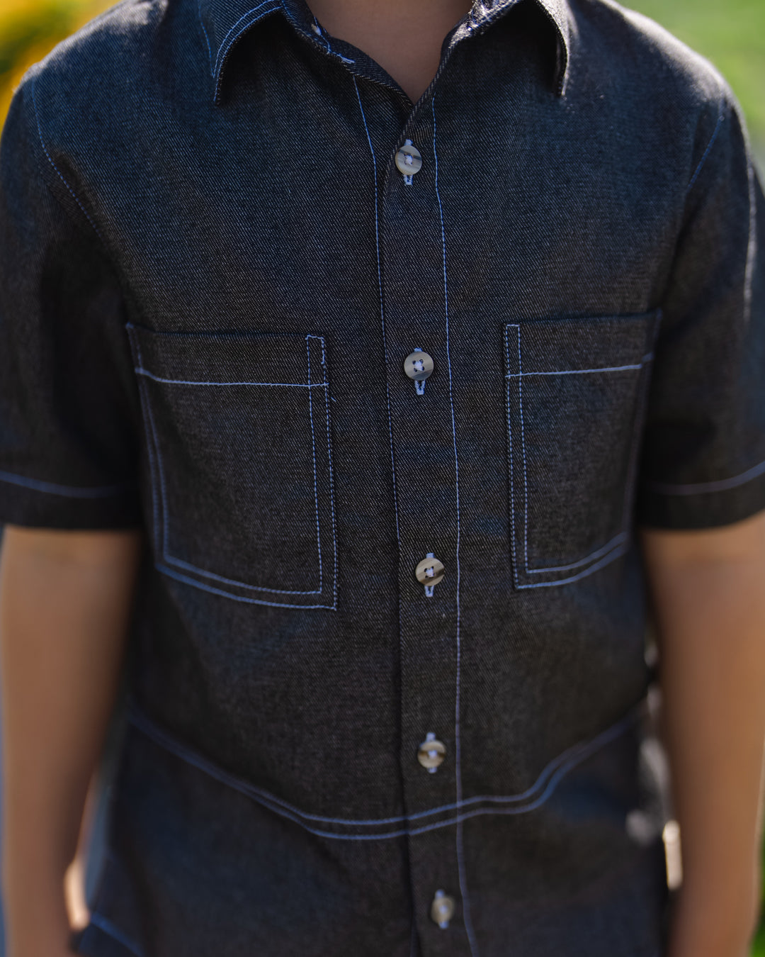 Contrast Stitch Shirt