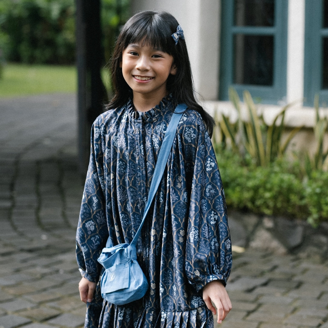 Linen Dumpling Bag