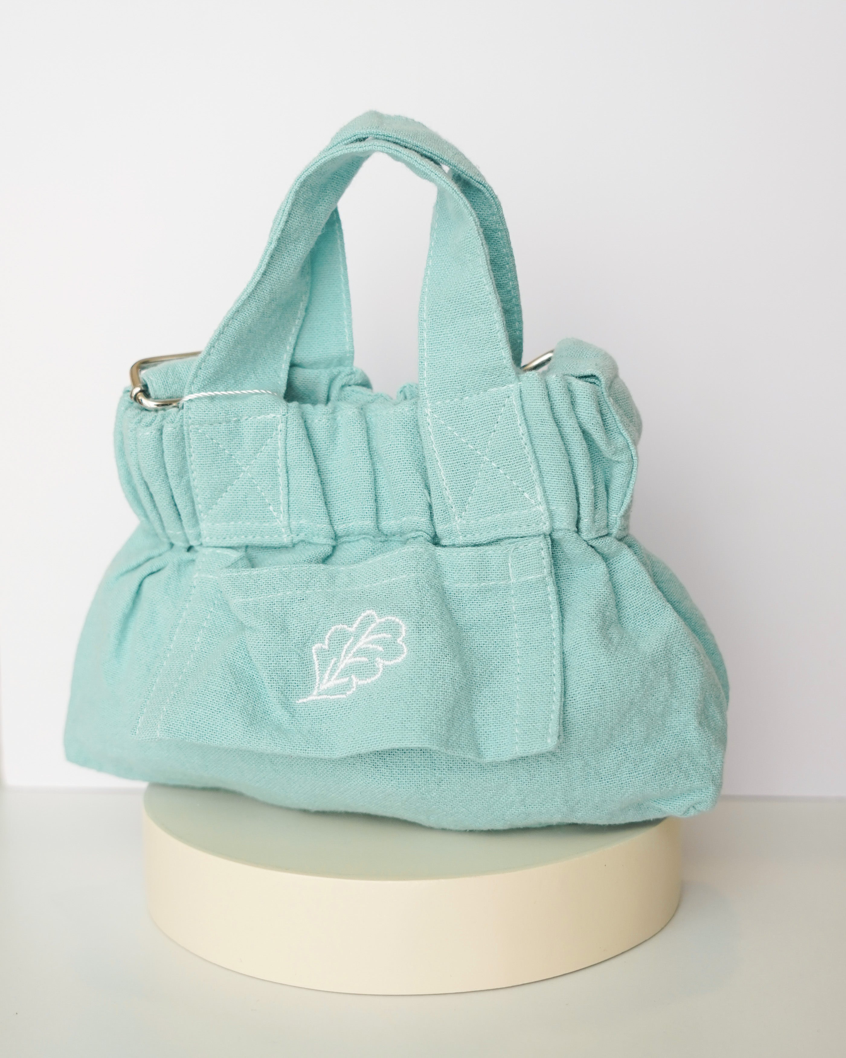Linen Dumpling Bag