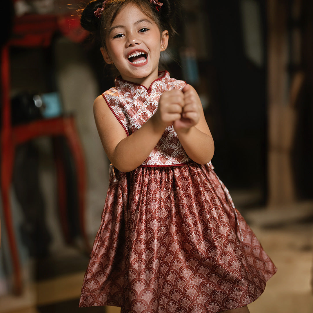 Marigold Qipao Dress