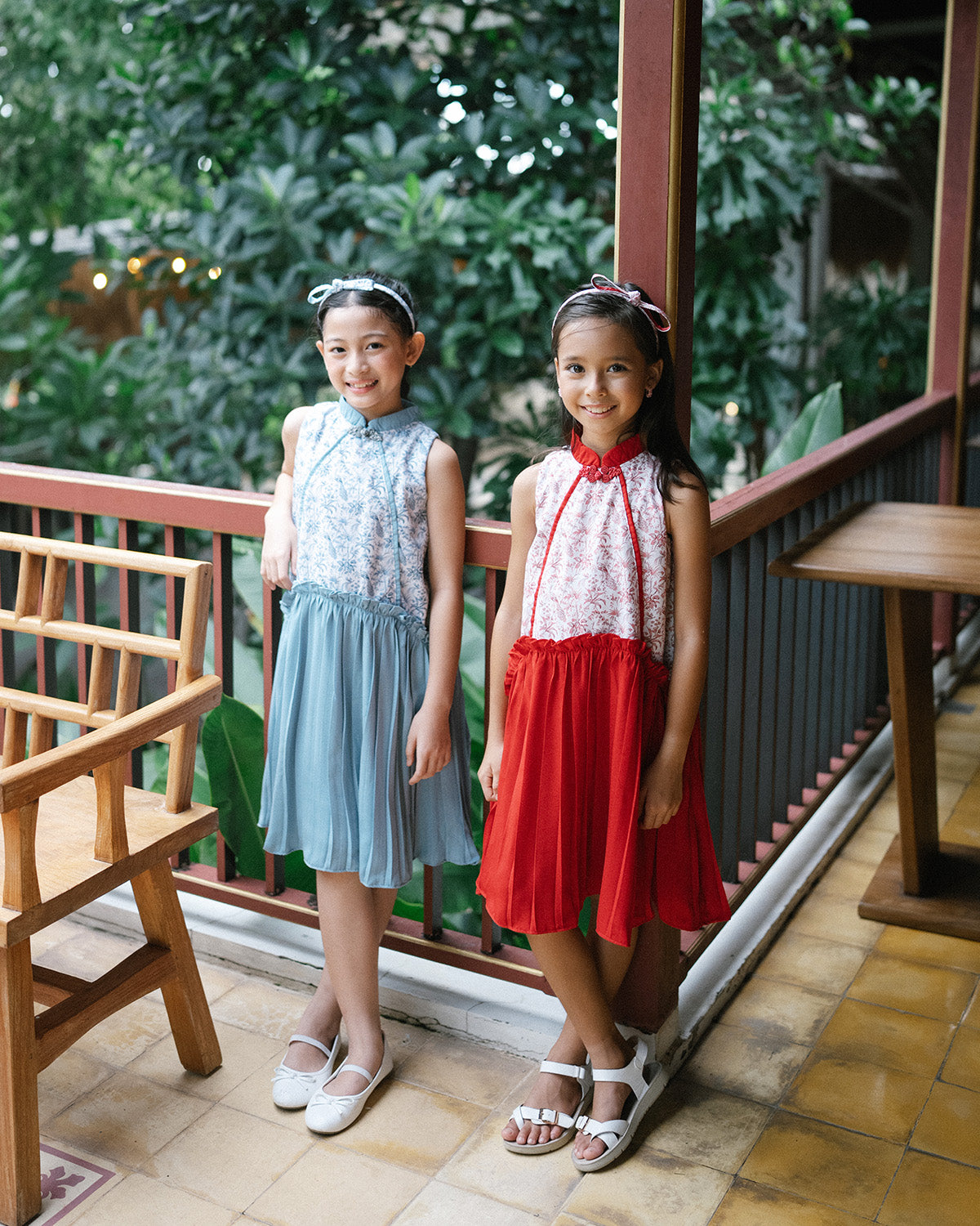 Peacock Pleated Dress