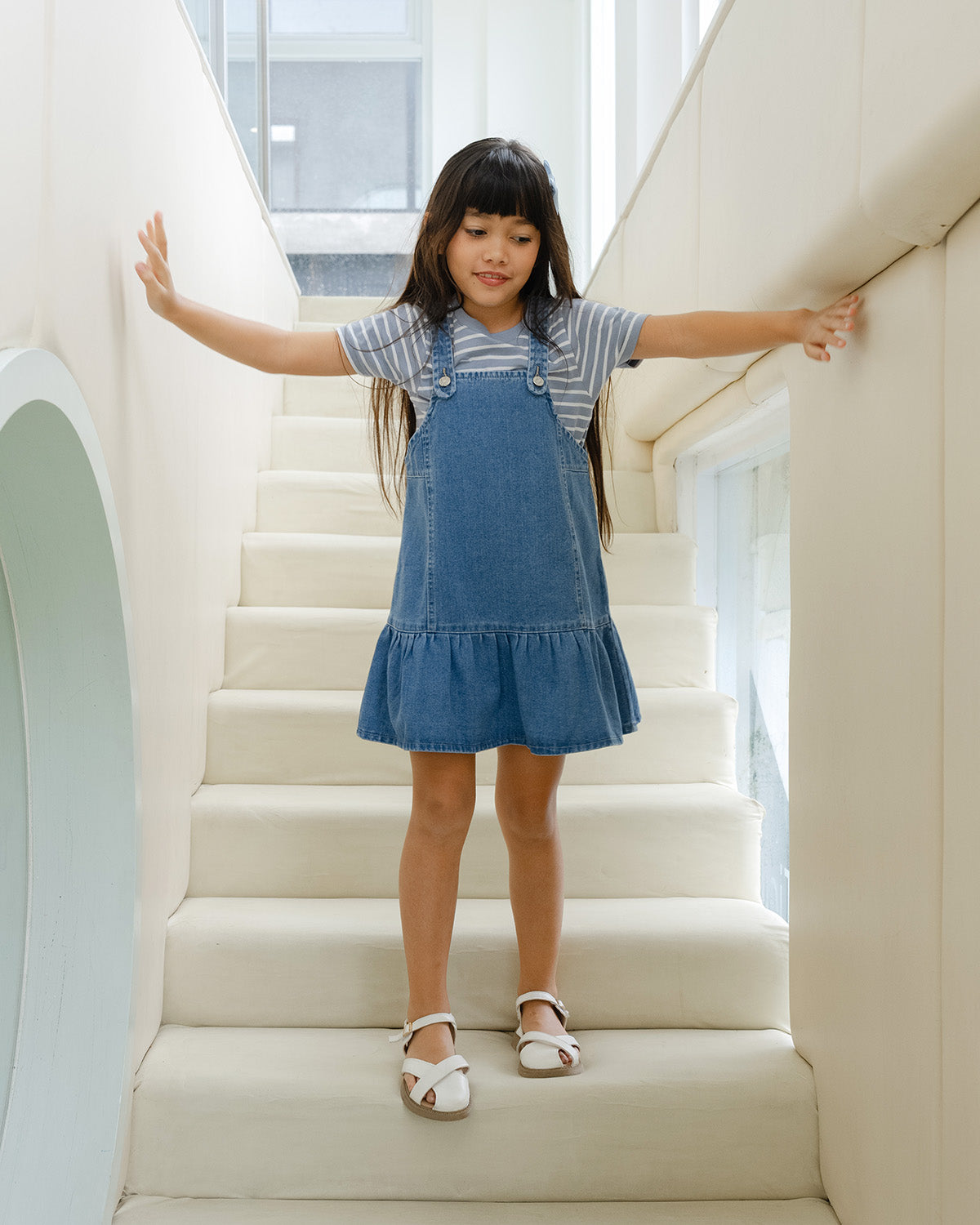 Pinafore Denim Dress