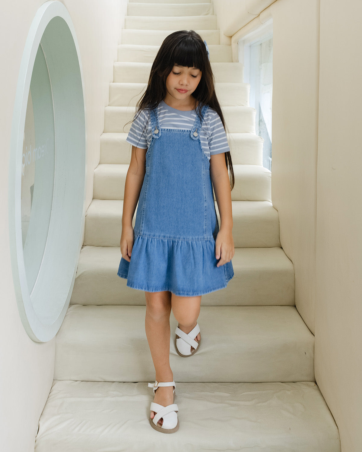 Pinafore Denim Dress