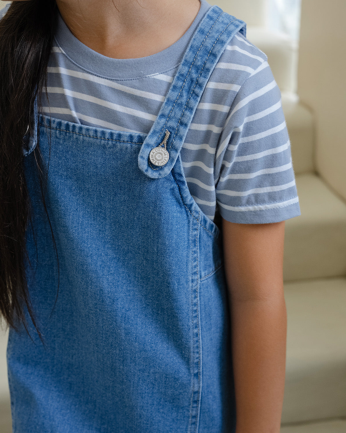 Pinafore Denim Dress