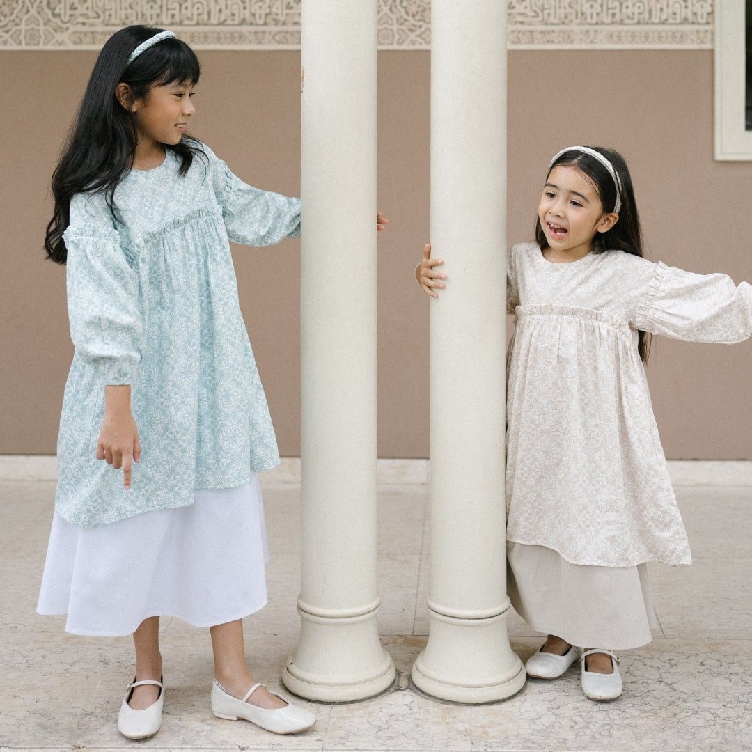 Pleated A Line Skirt