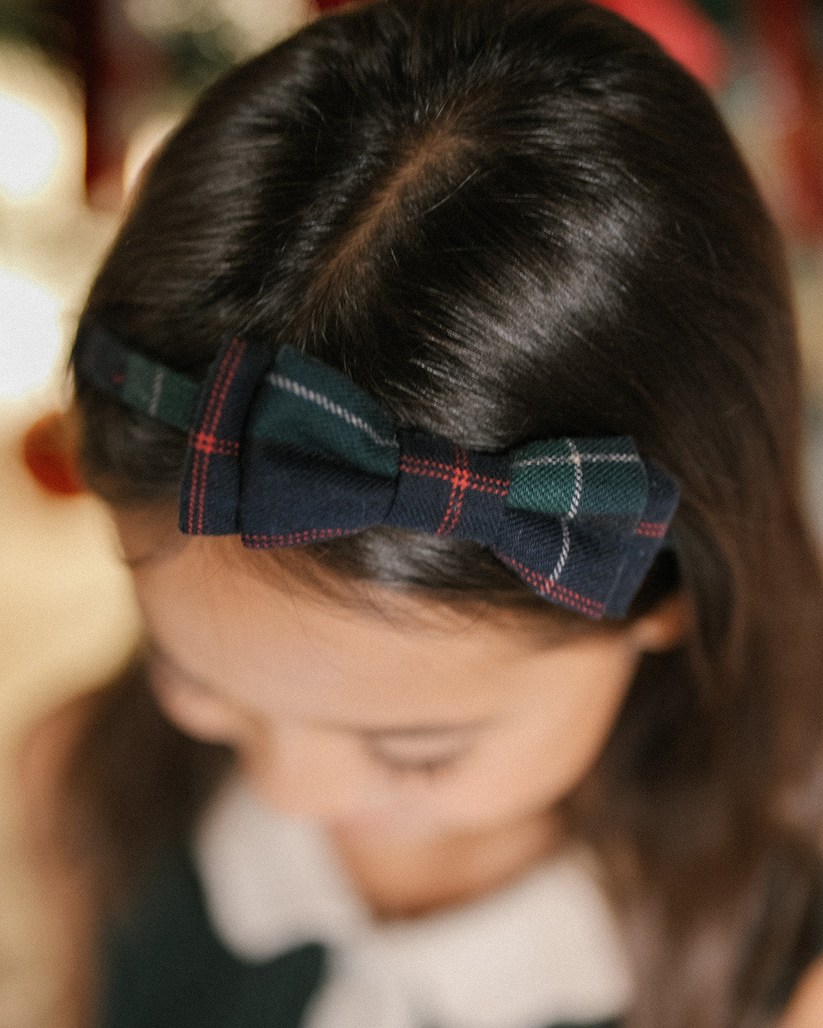 Tartan Bow Headband