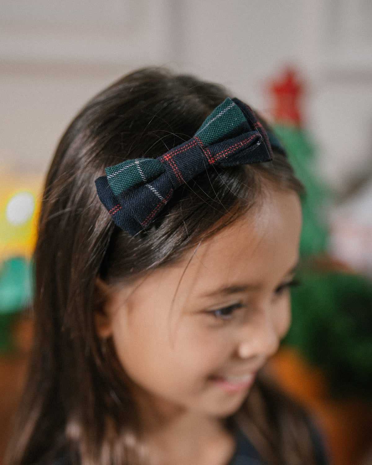 Tartan Bow Headband