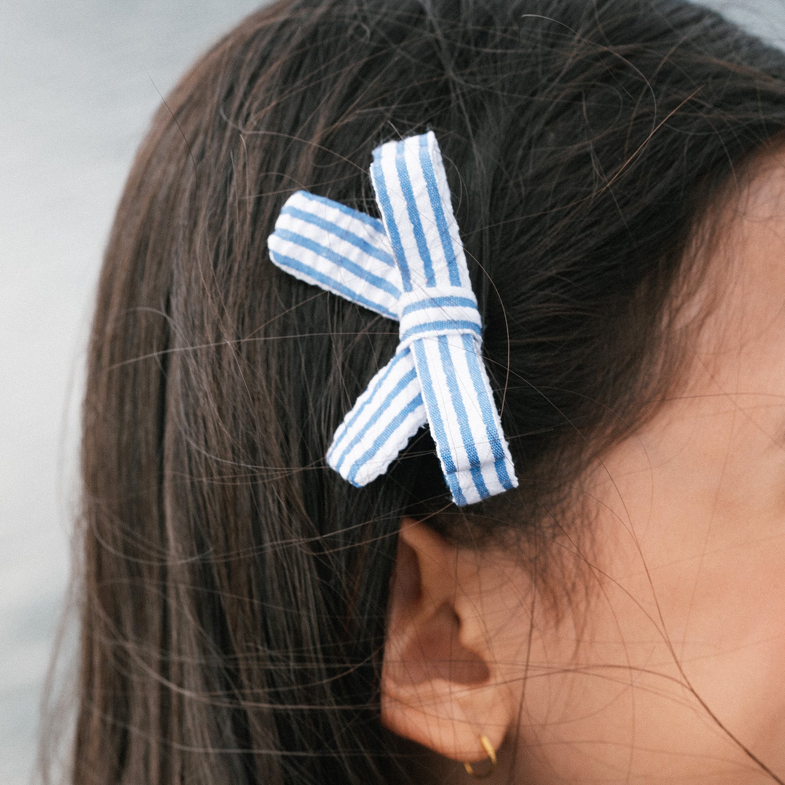 Gingham Hair Clip