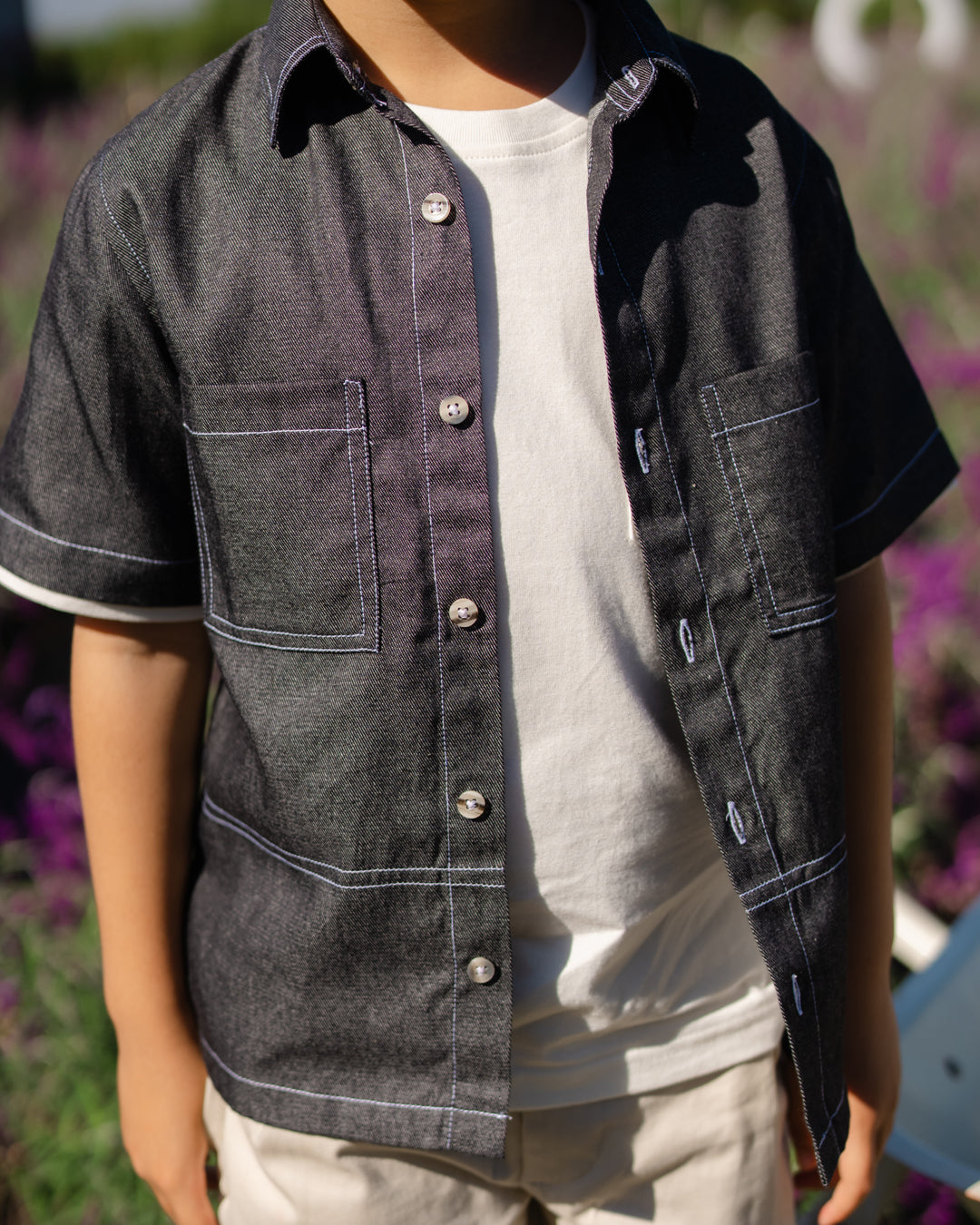 Contrast Stitch Shirt