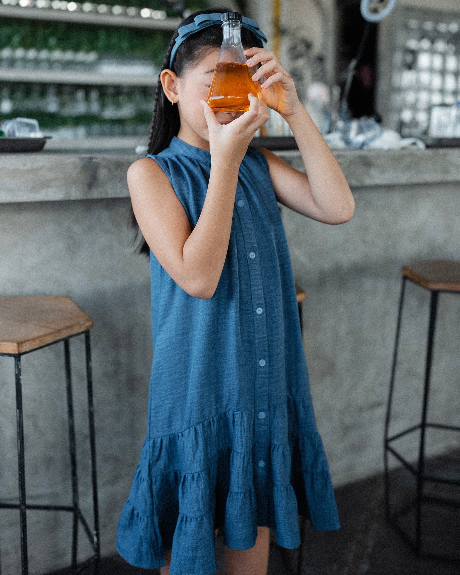 Denim Flare Dress