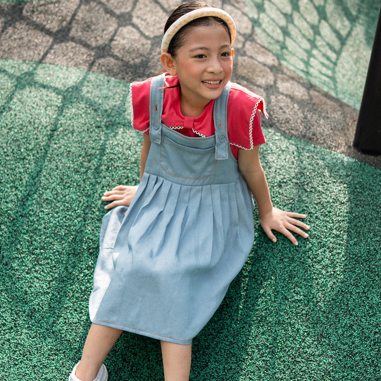 Denim Pinafore
