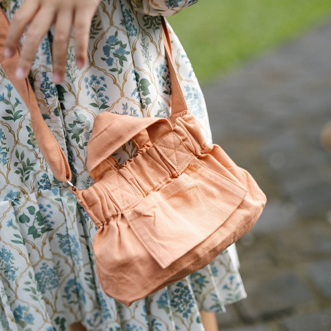 Linen Dumpling Bag
