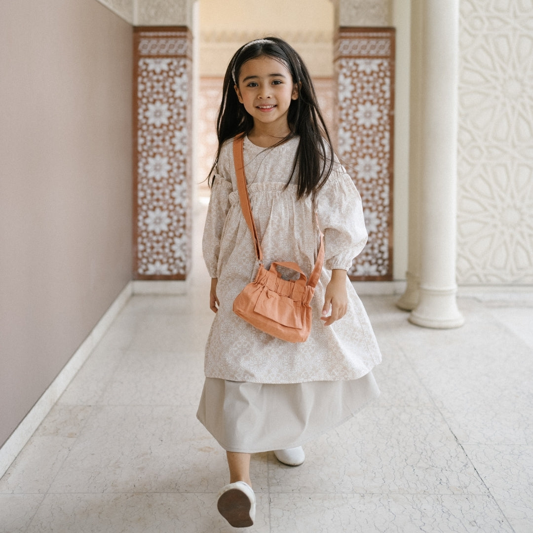 Linen Dumpling Bag