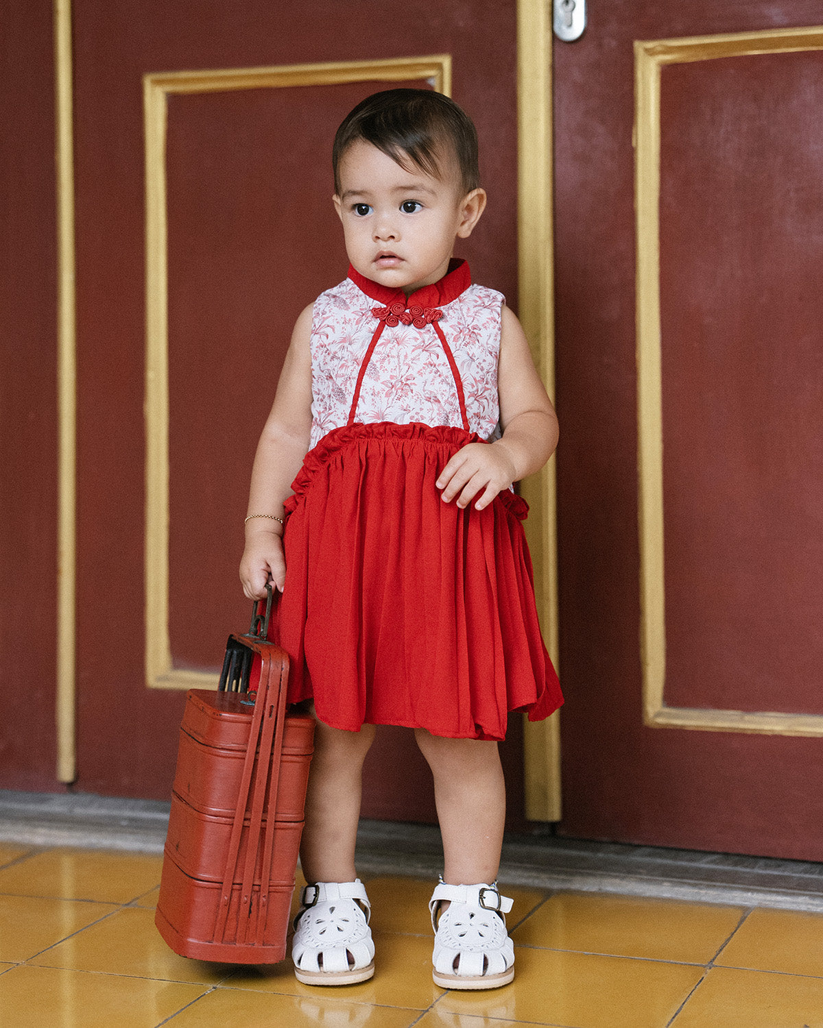 Peacock Pleated Dress
