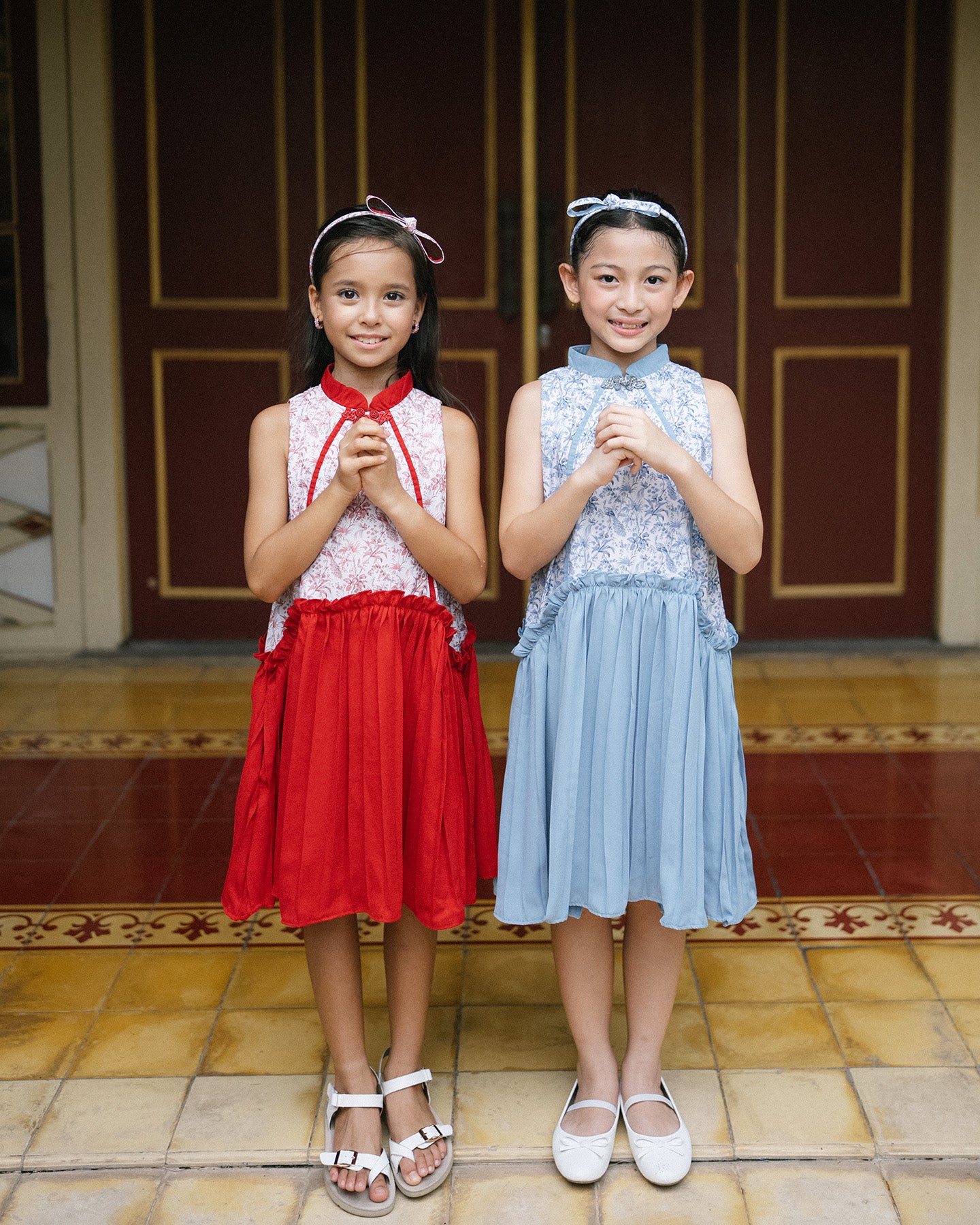 Peacock Pleated Dress