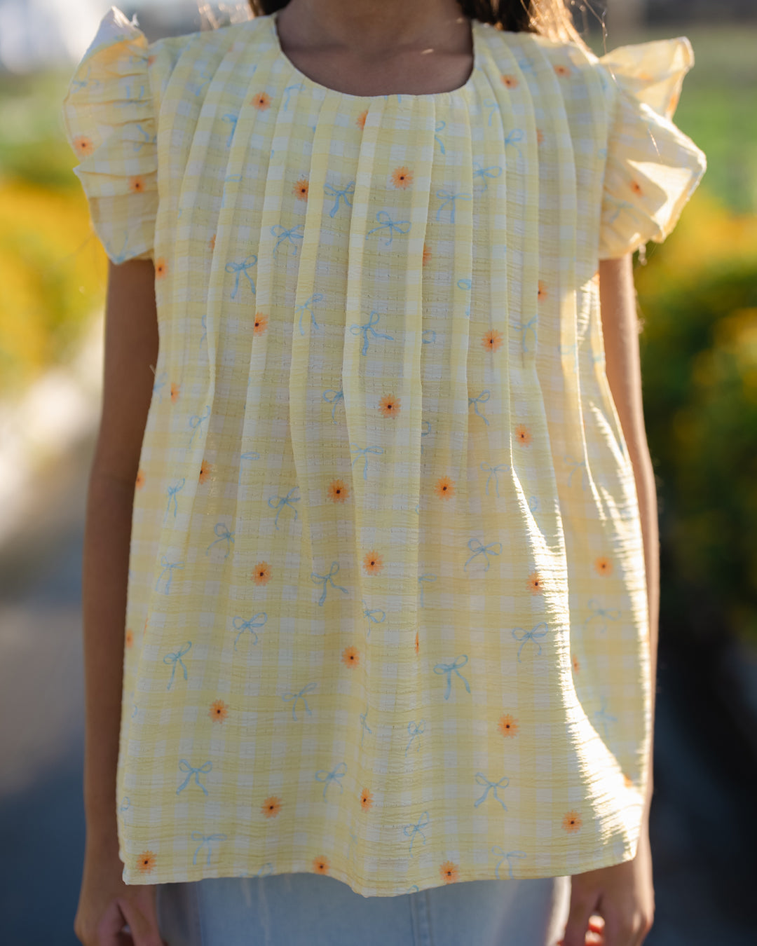 Ribbon Bloom Top