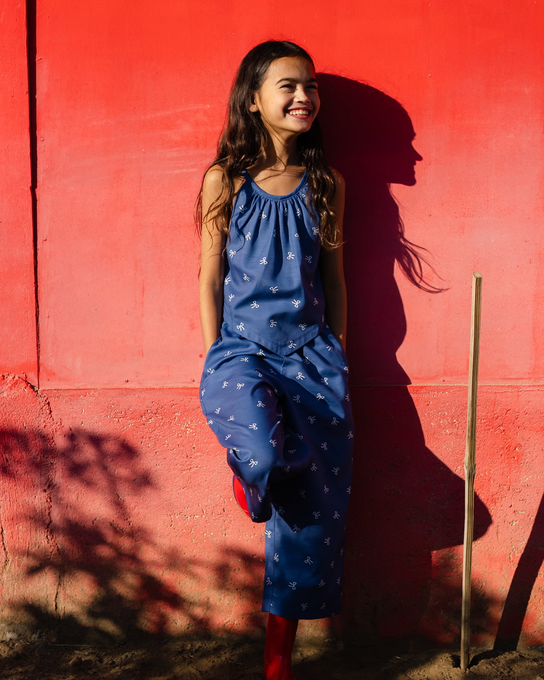 Ribbon Denim Set