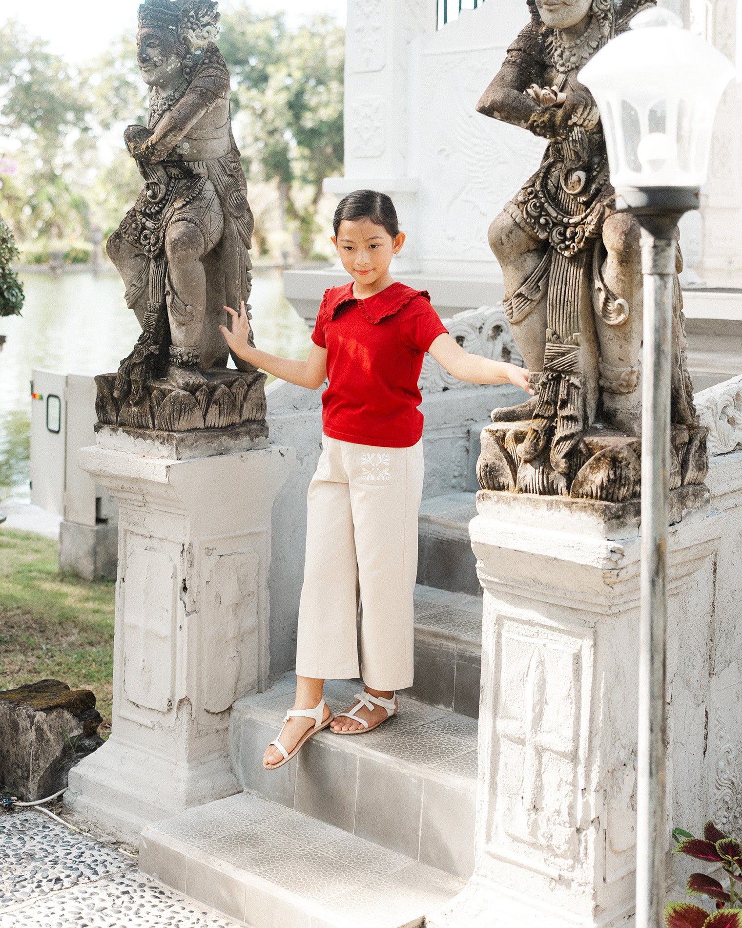 Ruffle Cotton Tee
