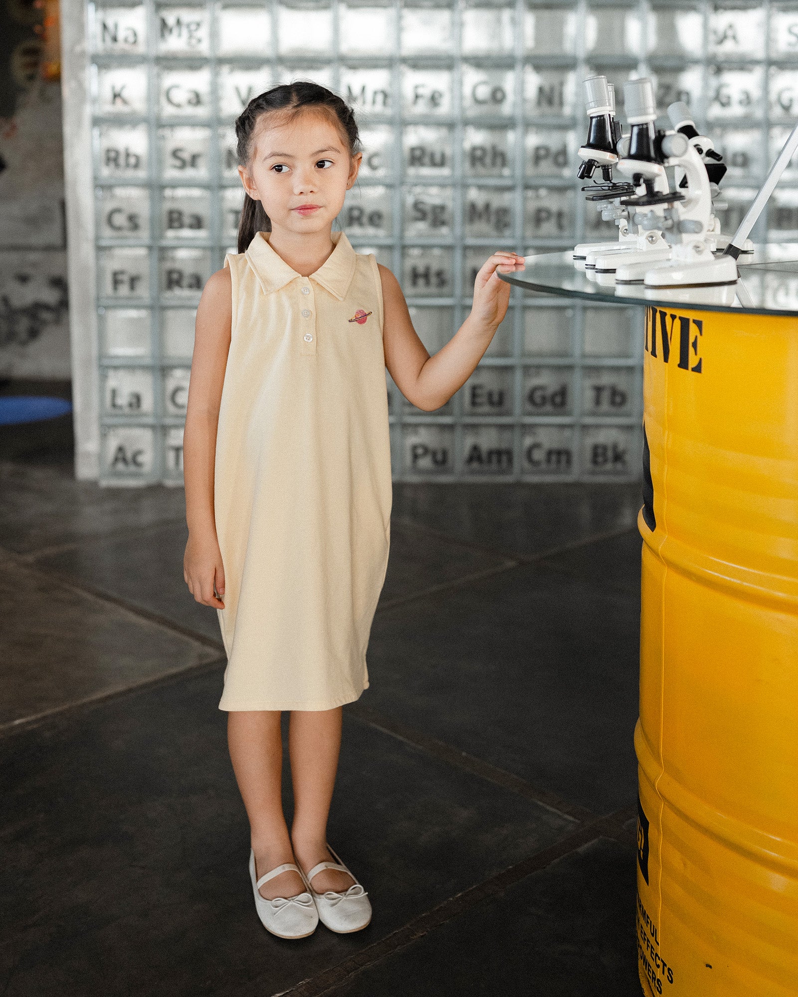 Sleeveless Polo Dress
