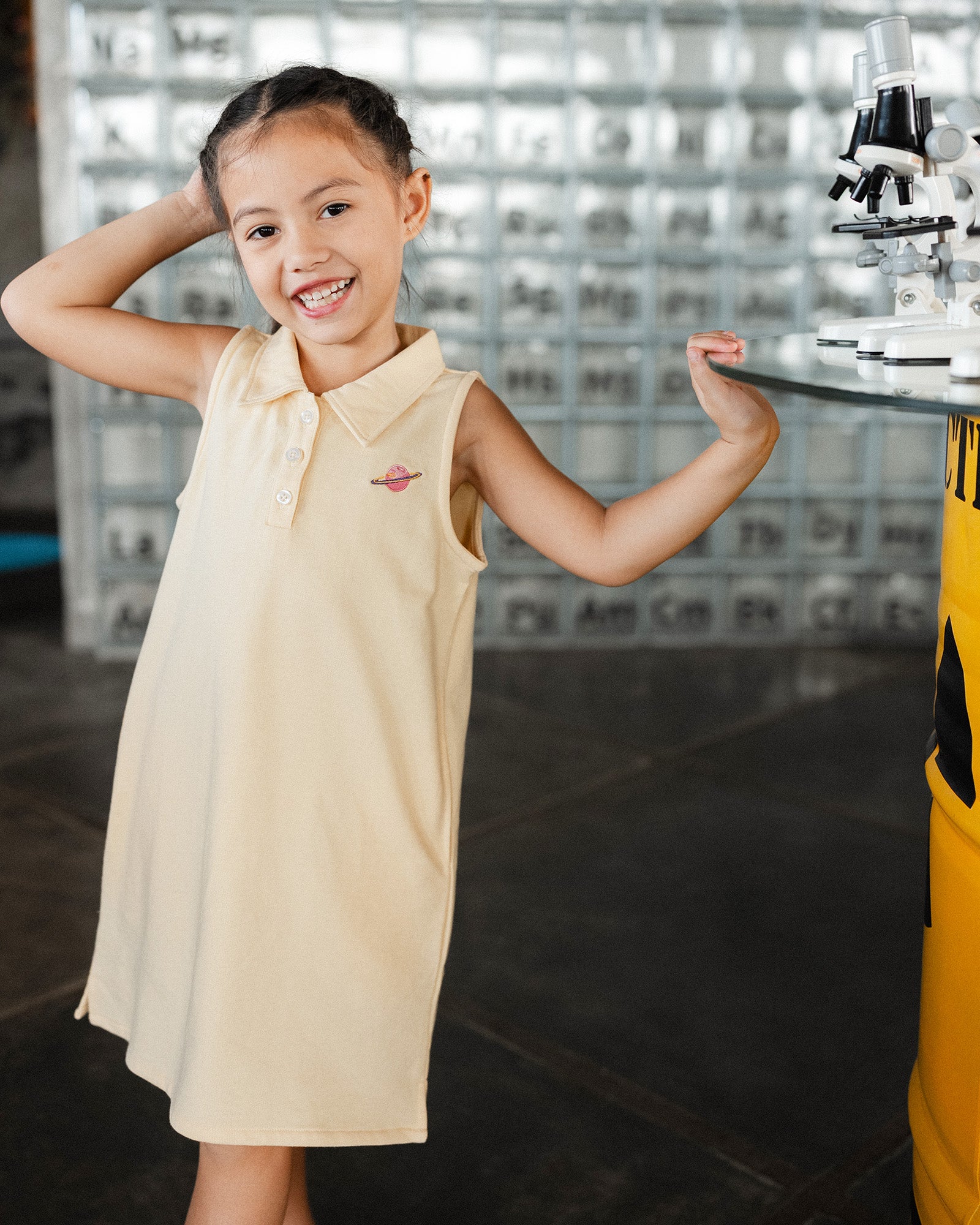Sleeveless Polo Dress