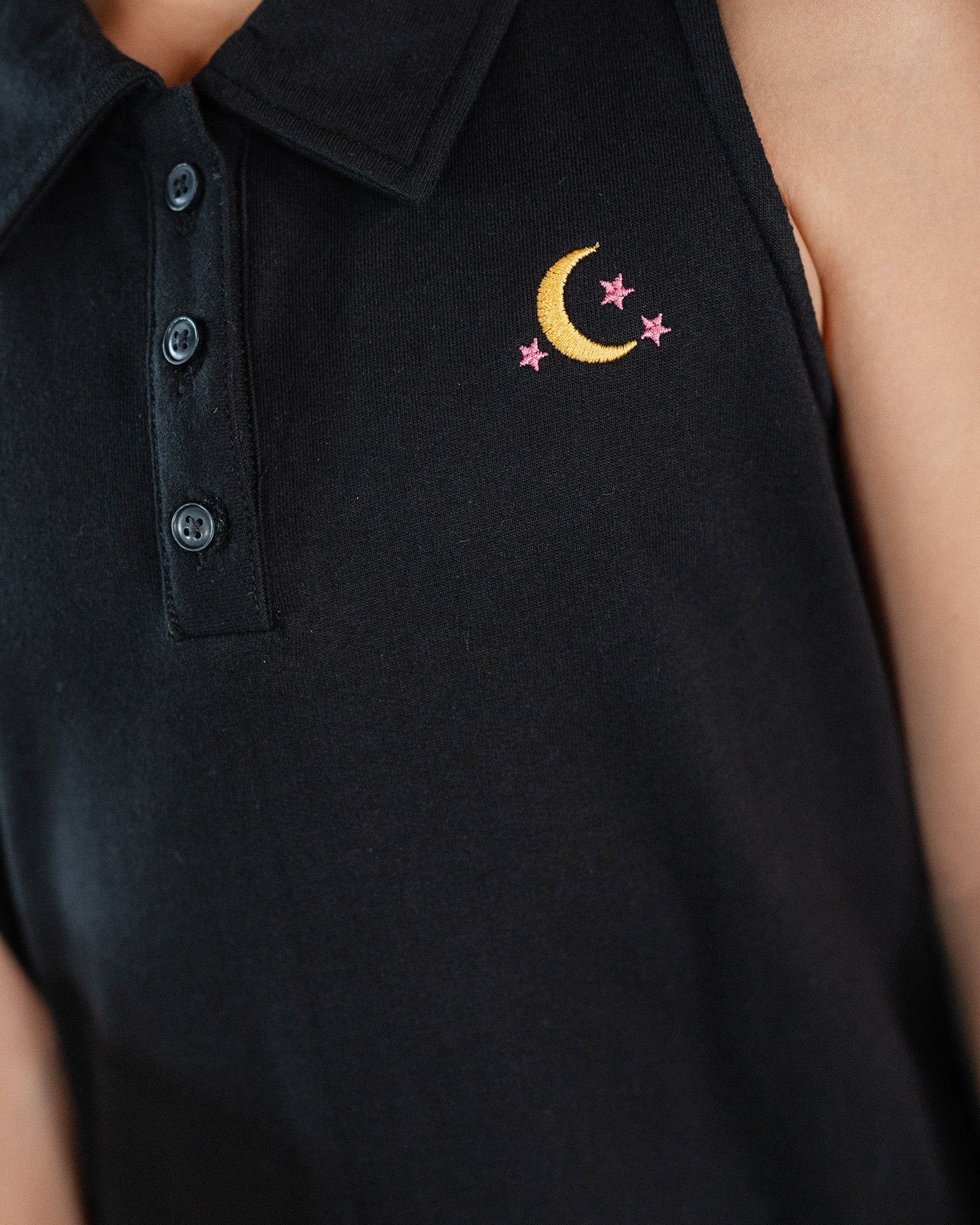 Sleeveless Polo Dress