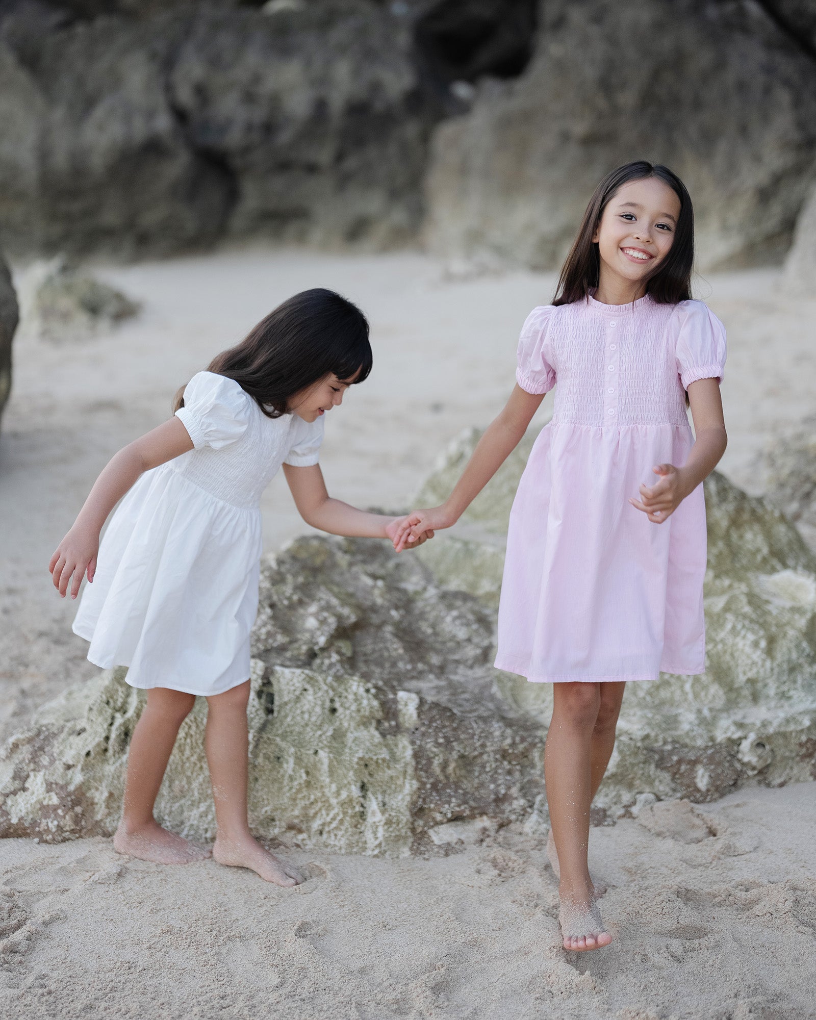Smocked Puff Dress