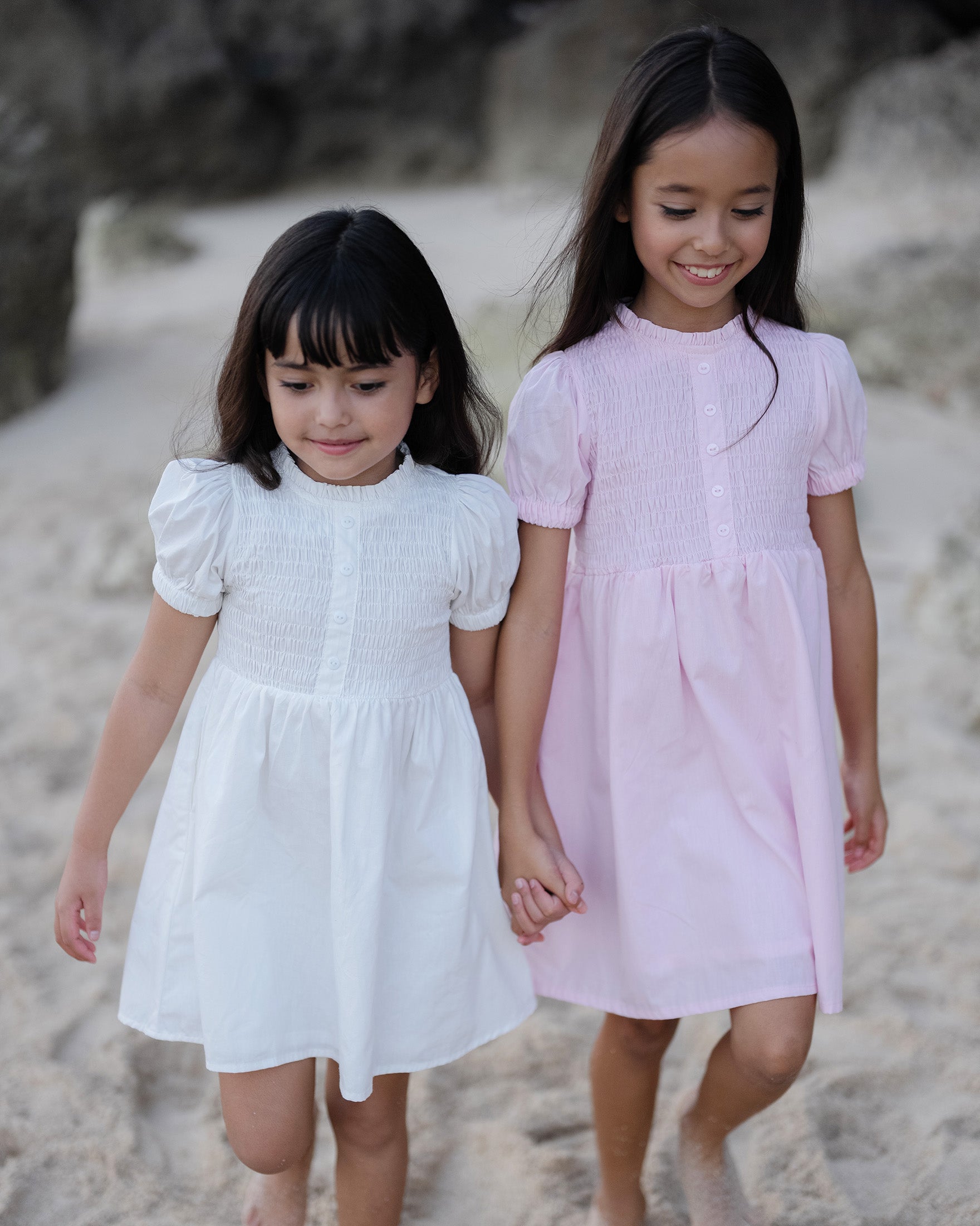 Smocked Puff Dress