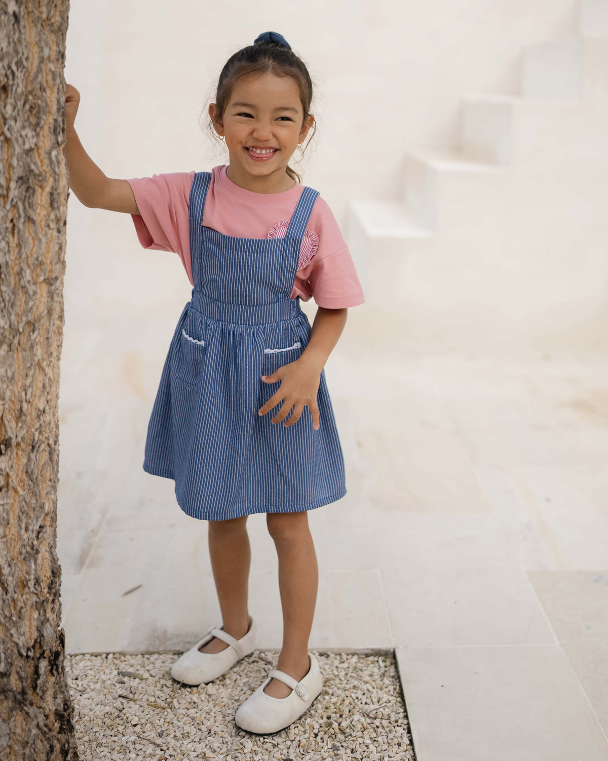 Striped Pinafore