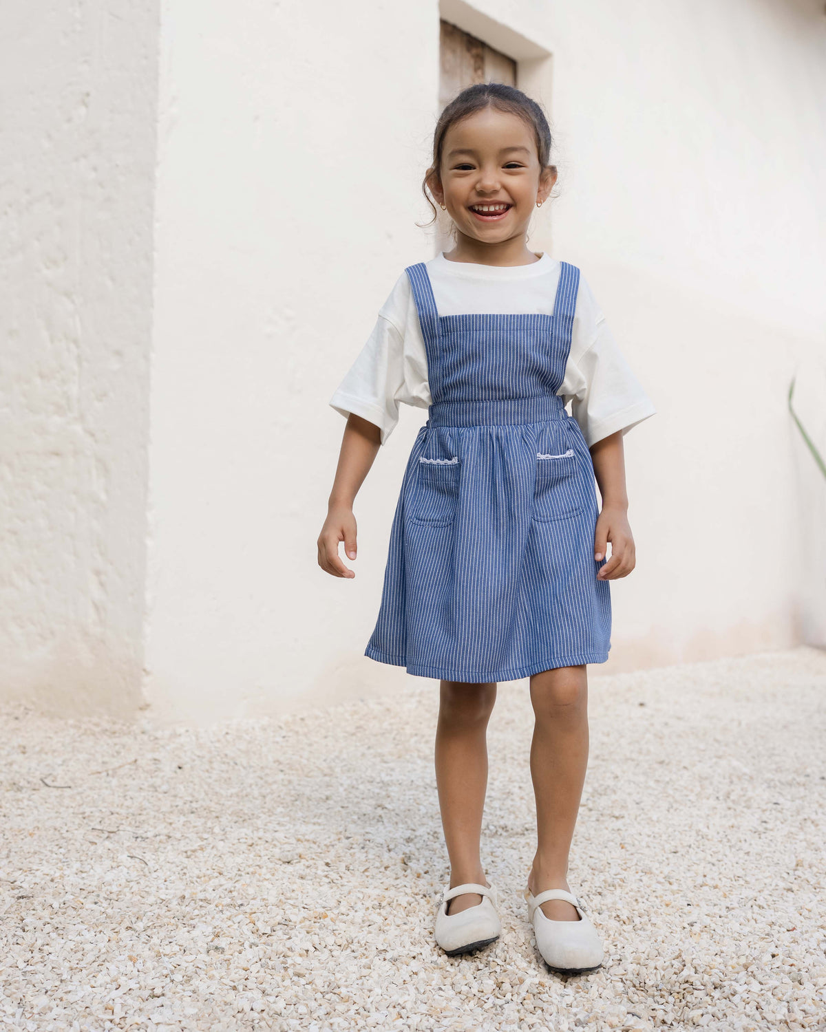 Striped Pinafore