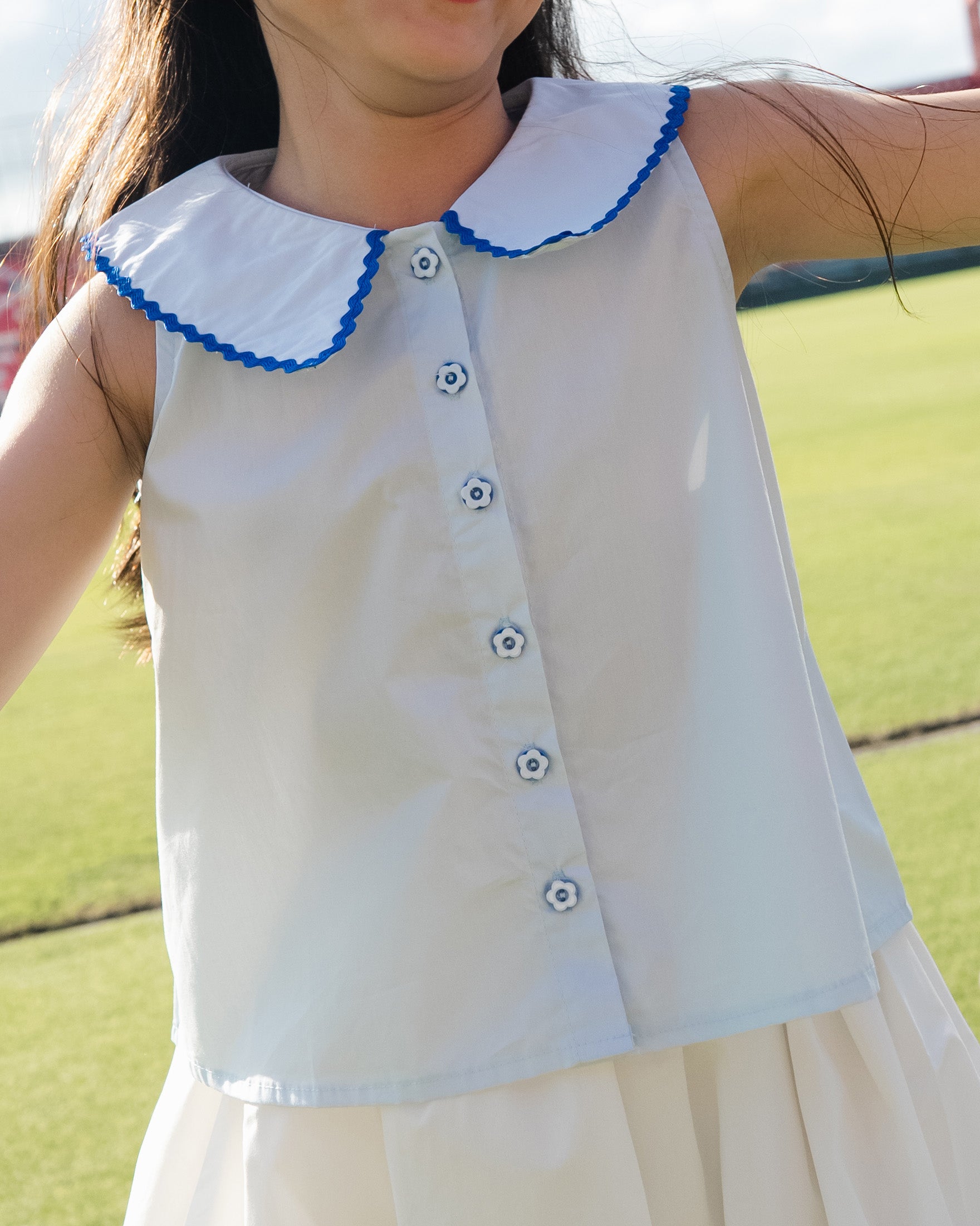 Wave Collar Top