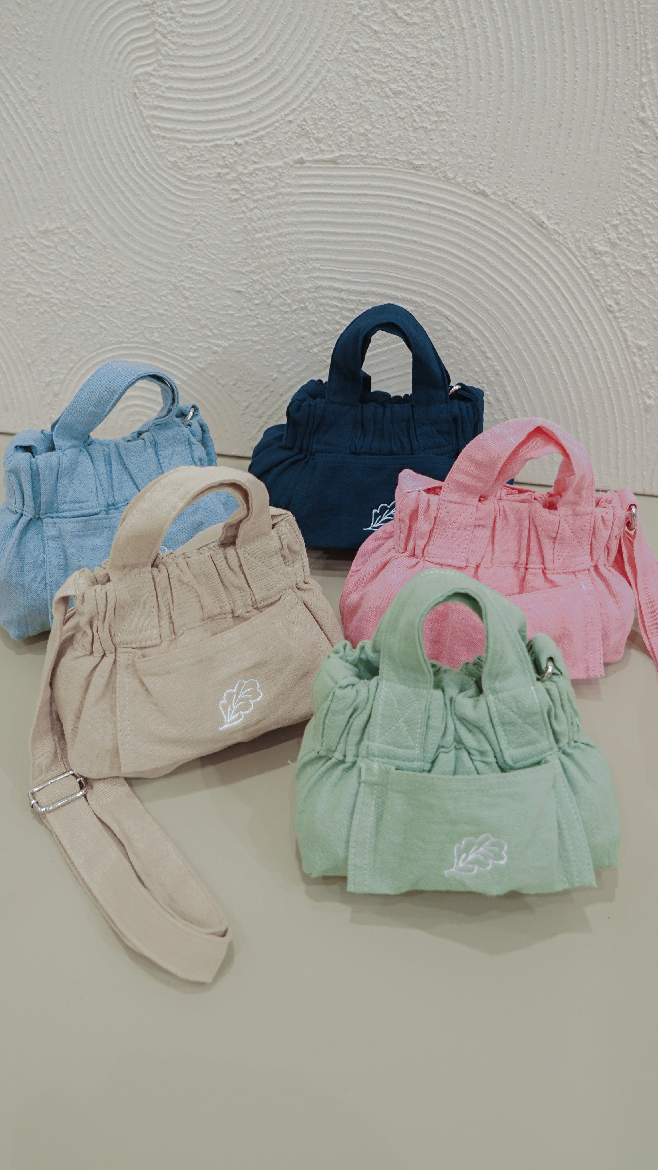 Linen Dumpling Bag